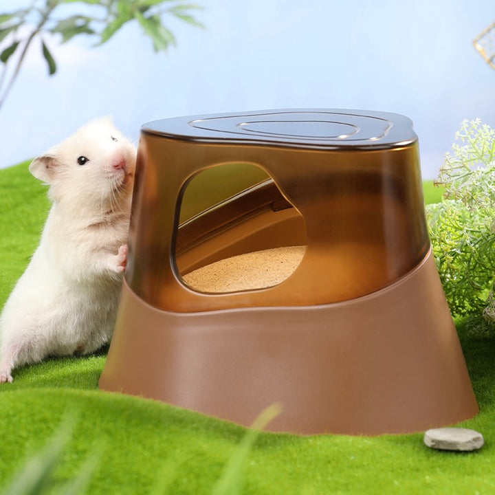 Stylish and practical Woodland Shower, designed to enhance your small pet's habitat with a fun and interactive bathing element