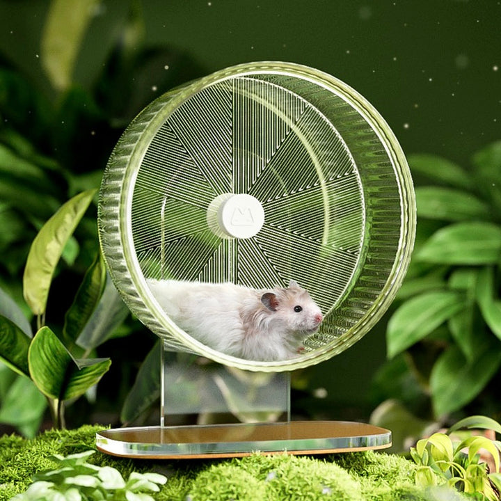 Large 8.5-inch hamster exercise wheel with a stylish and modern design